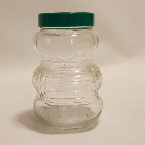 VINTAGE Kraft Peanut Butter Bear Jar Glass with Lid - Picture 4 of 6